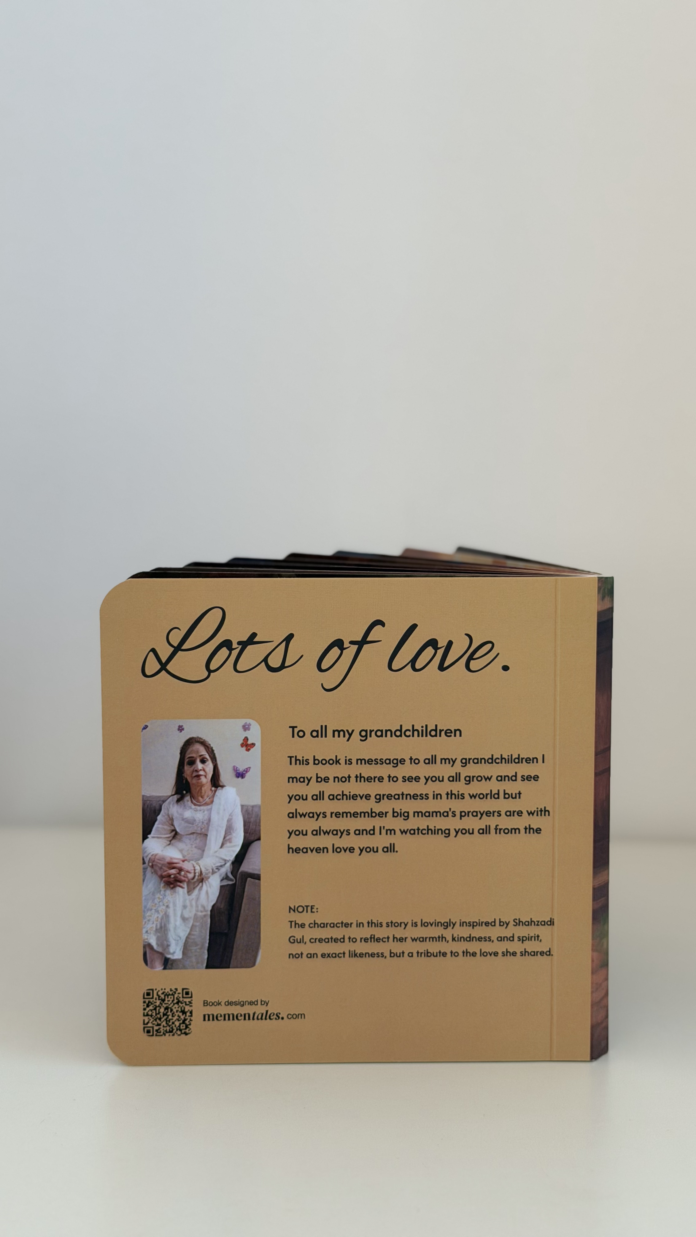 Made to keep hers and grandparents memories alive forever.