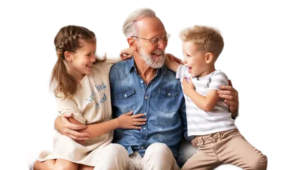 Grandparent with children
